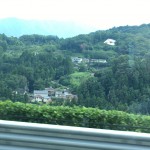 バスの車窓から、日本の風景…